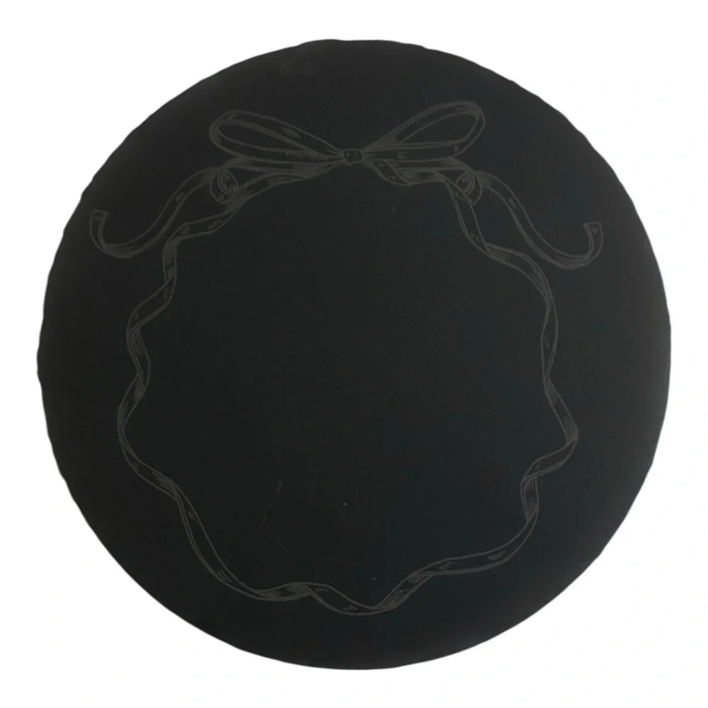 Bow Engraved Slate Serving Platter